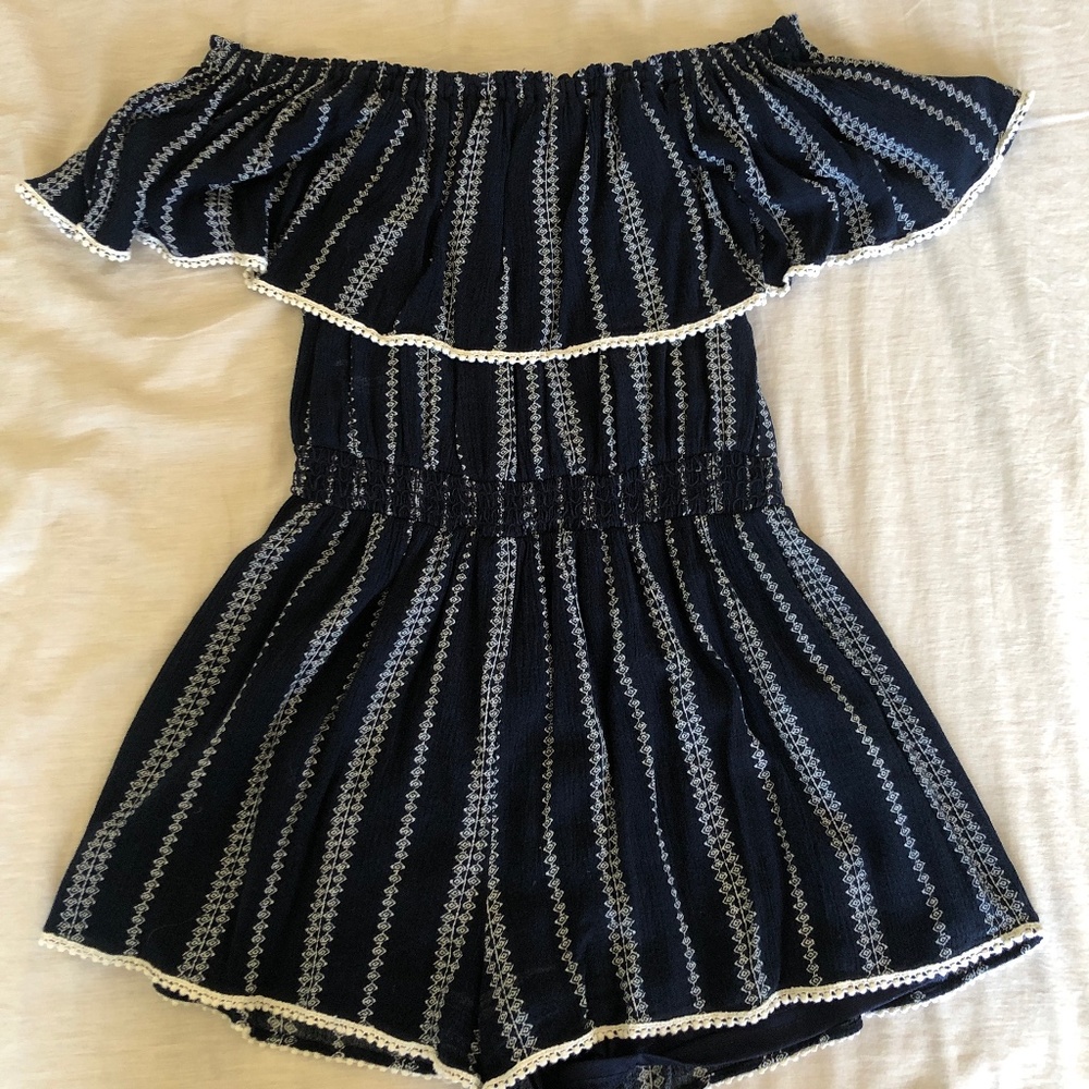 Off the shoulder romper